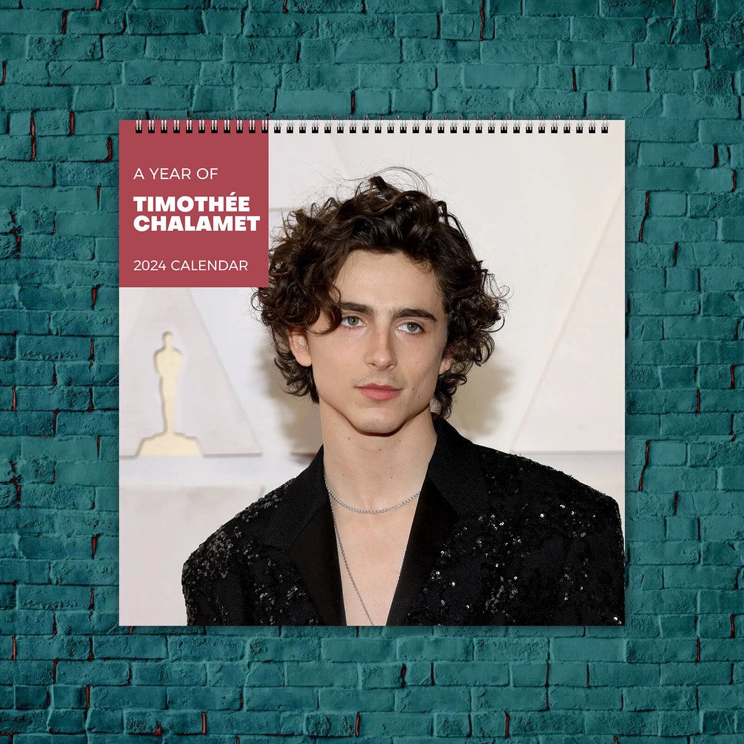Timothée Chalamet Calendar 2024, Celebrity Calendar,timothée Chalamet