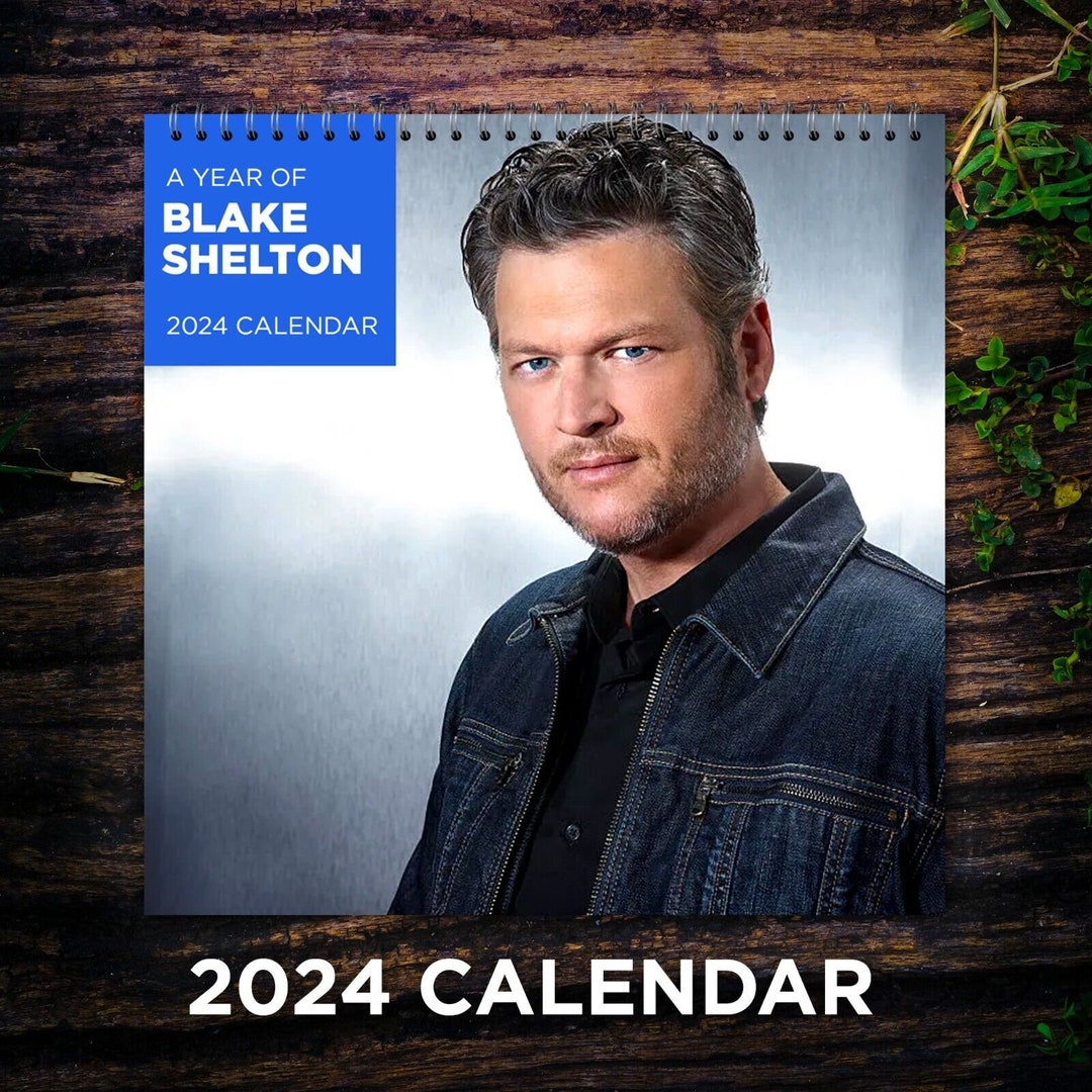 Blake Shelton Calendar 2025, Celeb Calendar, Blake Shelton 2025