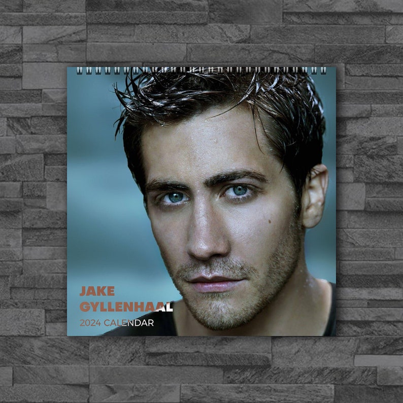 Jake Gyllenhaal Calendar 2024 Celebrity Calendar Jake Etsy