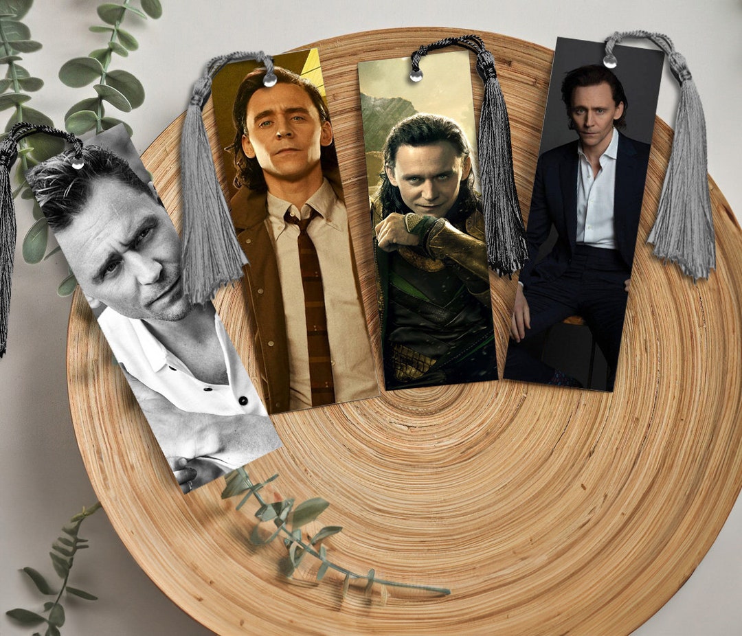 Tom Riddle Bookmarks Set 4 Bookmarks Tom Hiddleston, Celebrity Bookmarks, Tom Hiddleston ...