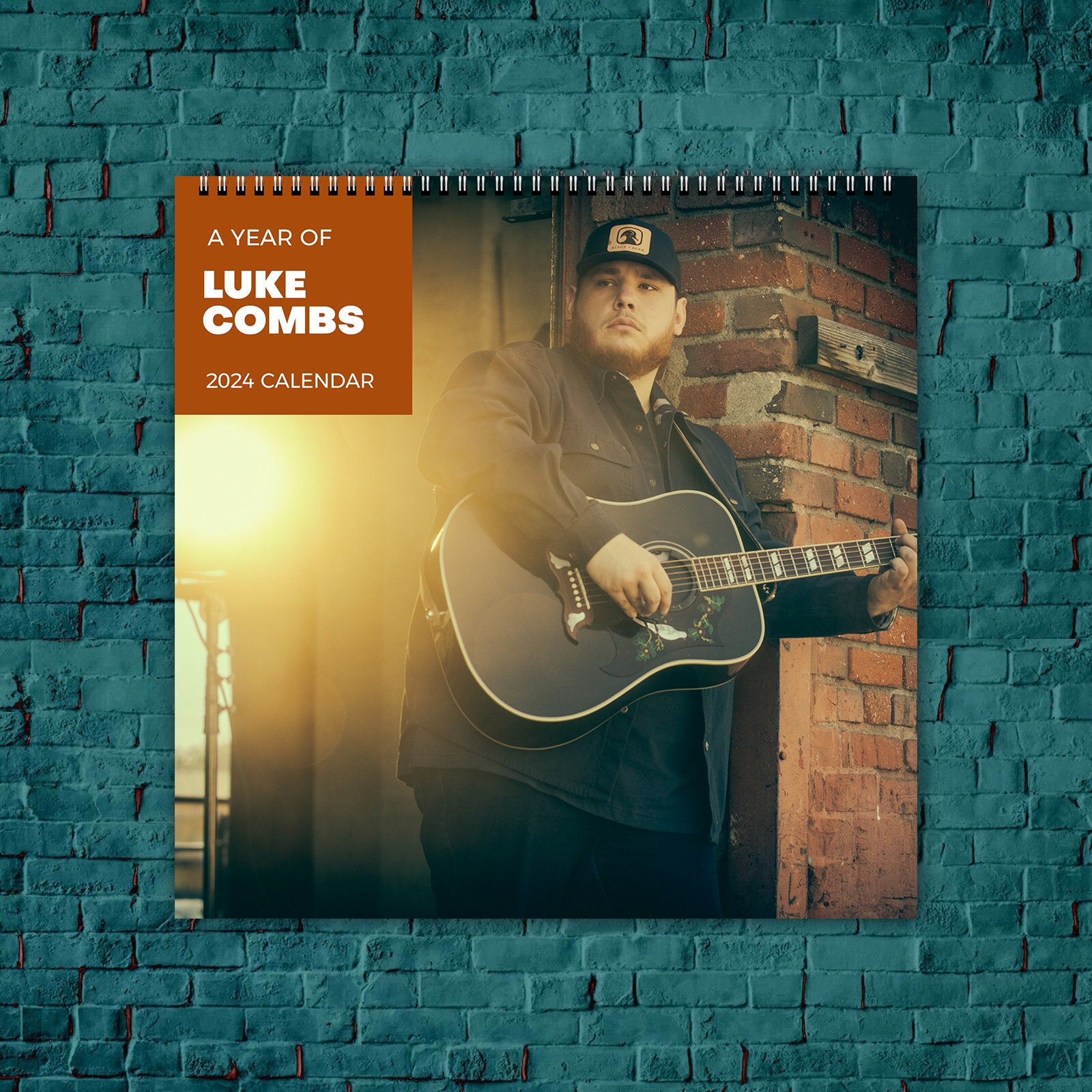 Luke Combs Calendar 2025, Celebrity Calendar, Luke Combs 2025 Wall