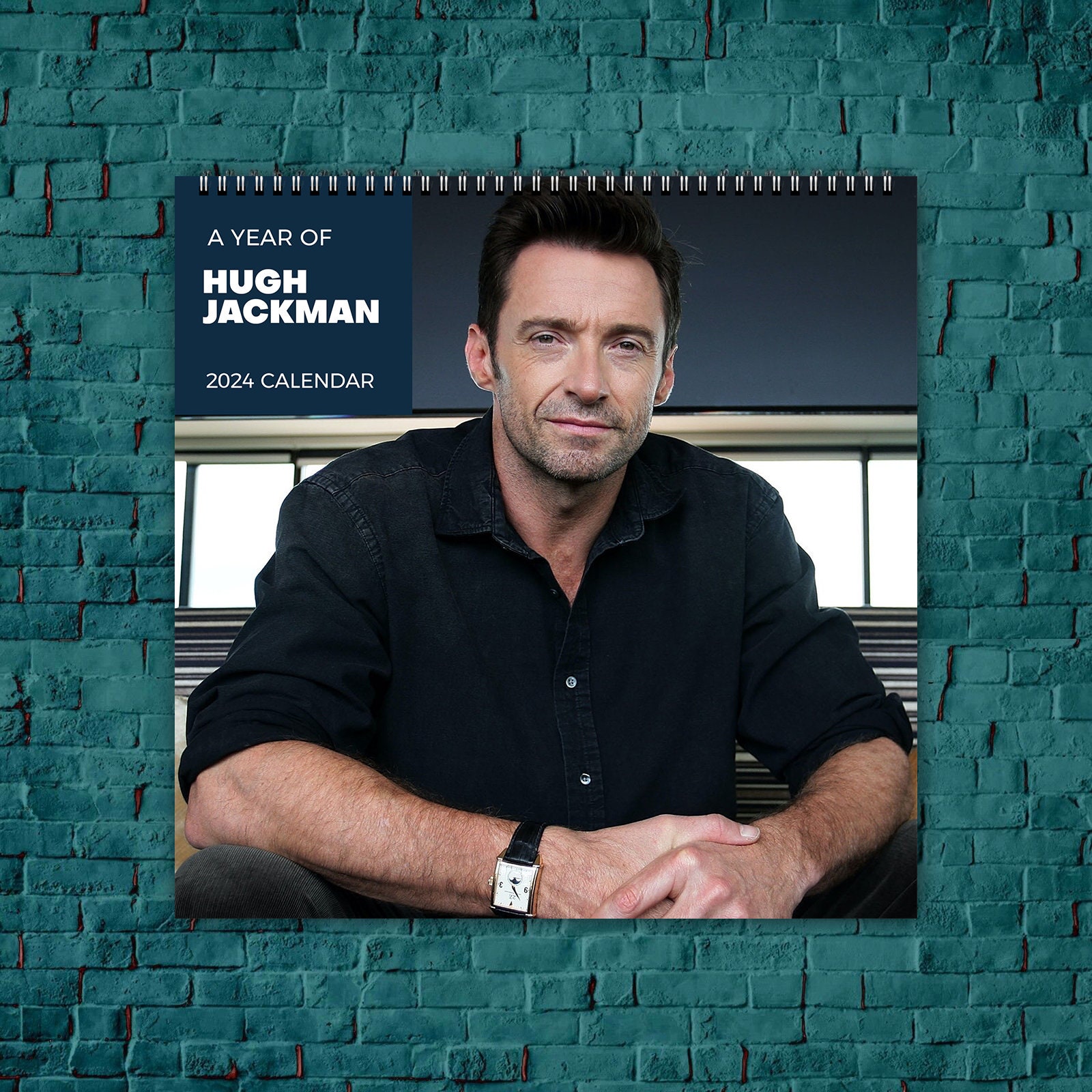 Hugh Jackman Calendar 2024, Celebrity Calendar, Hugh Jackman 2024 Wall