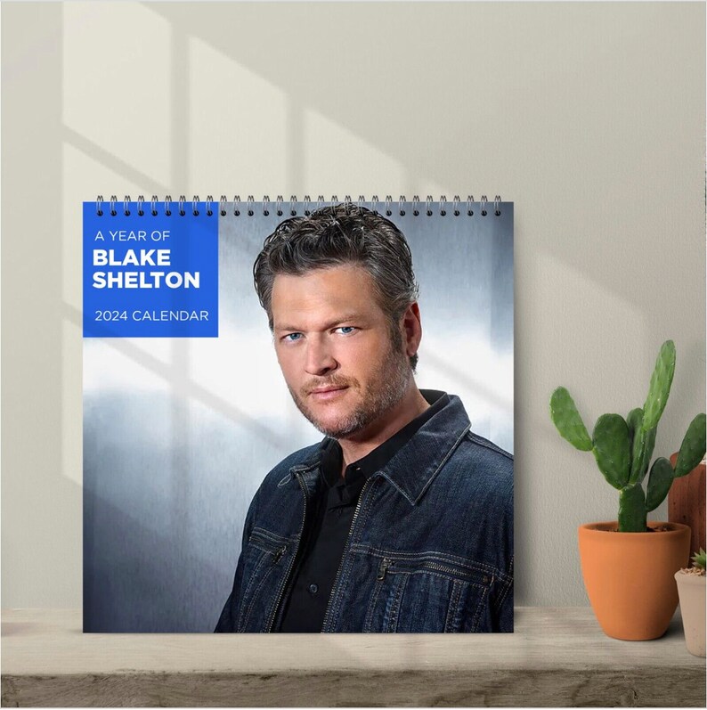 Blake Shelton Calendar 2025, Celeb Calendar, Blake Shelton 2025