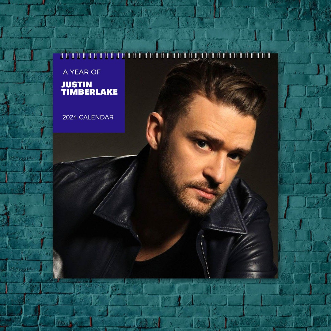 Justin Timberlake Calendar 2024, Celebrity Calendar, Justin Timberlake