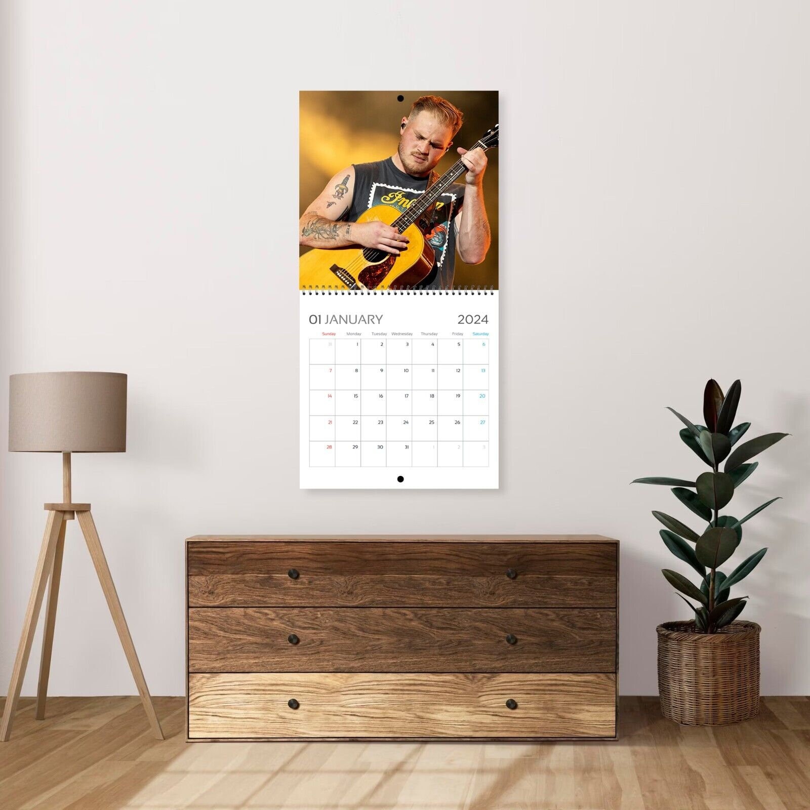 Zach Bryan Calendar 2025 Celebrity Calendar Zach Bryan 2025 Wall