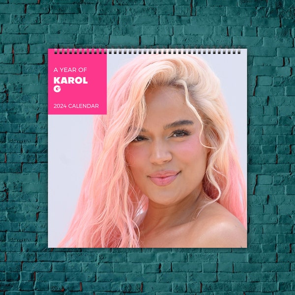 Karol G 2024 Calendar Etsy
