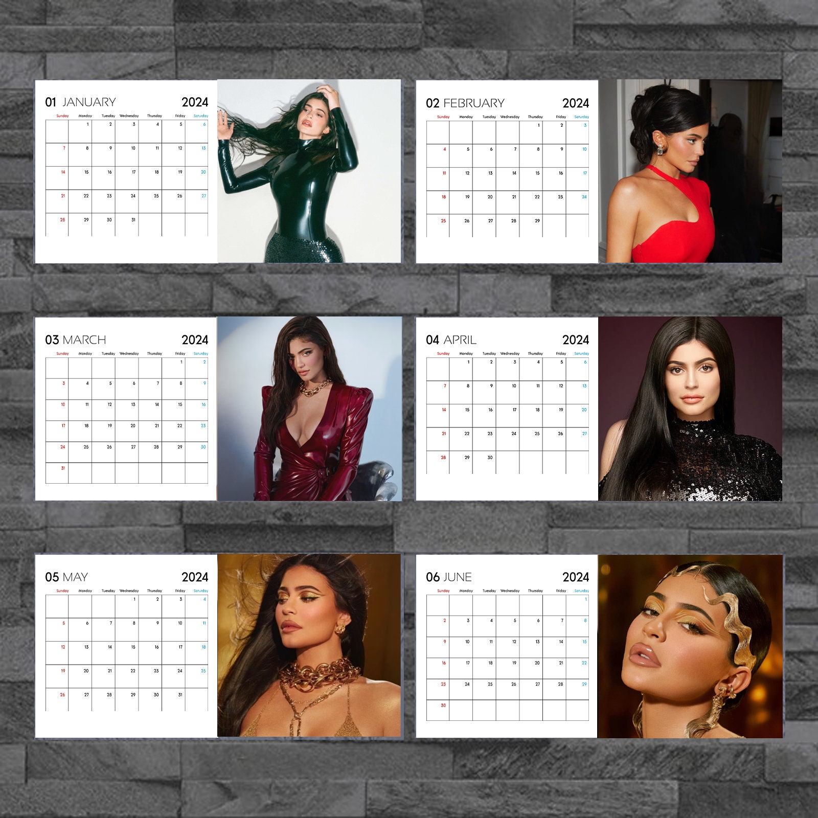 Keylie Jenner Calendar 2024, Celebrity Calendar, Keylie Jenner 2024