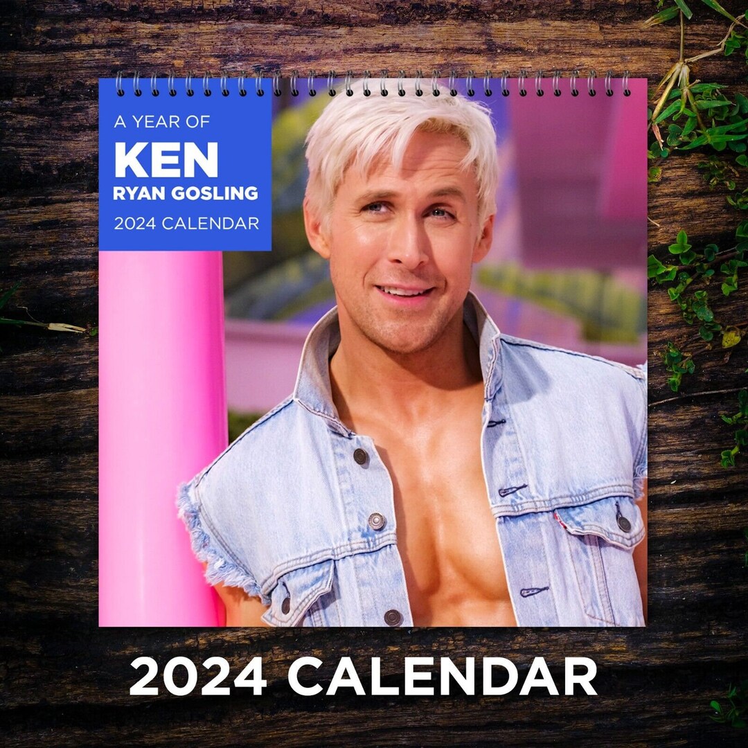 KEN Calendar 2024 Celeb Calendar KEN Ryan Gosling 2024 Celebrity Wall