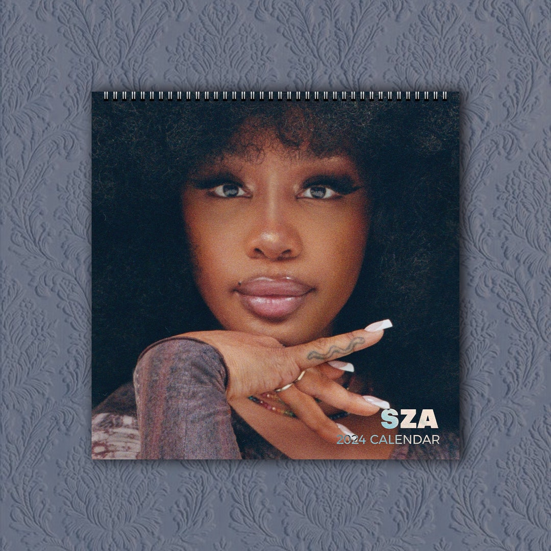 SZA Calendar 2024, Celebrity Calendar, SZA 2024 Wall Calendar, Wall