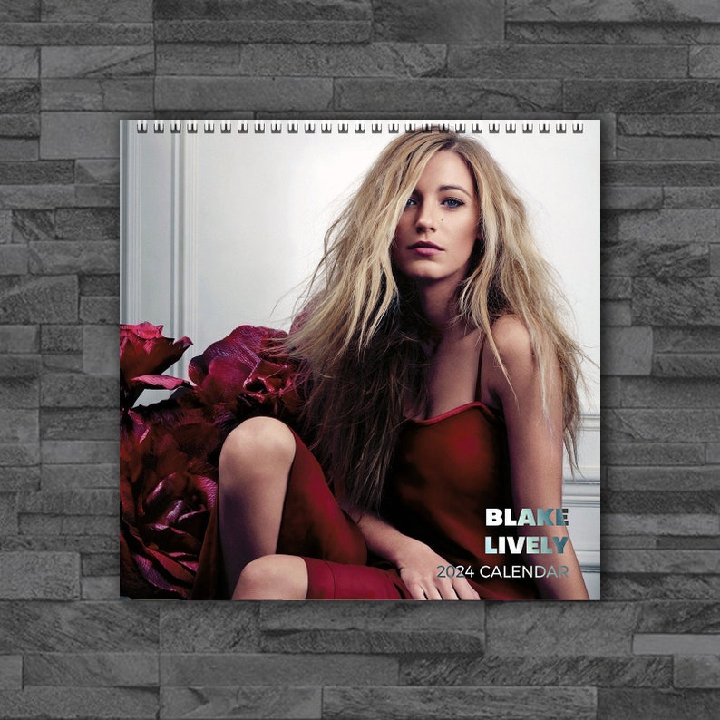 Blake Lively 2025 Calendar Celebrity Calendar Blake Lively Etsy