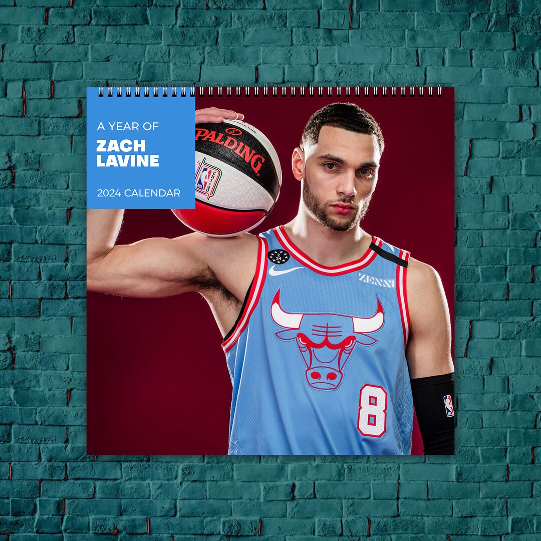 Zach Lavine Calendar 2024, Celebrity Calendar, Zach Lavine 2024 Wall