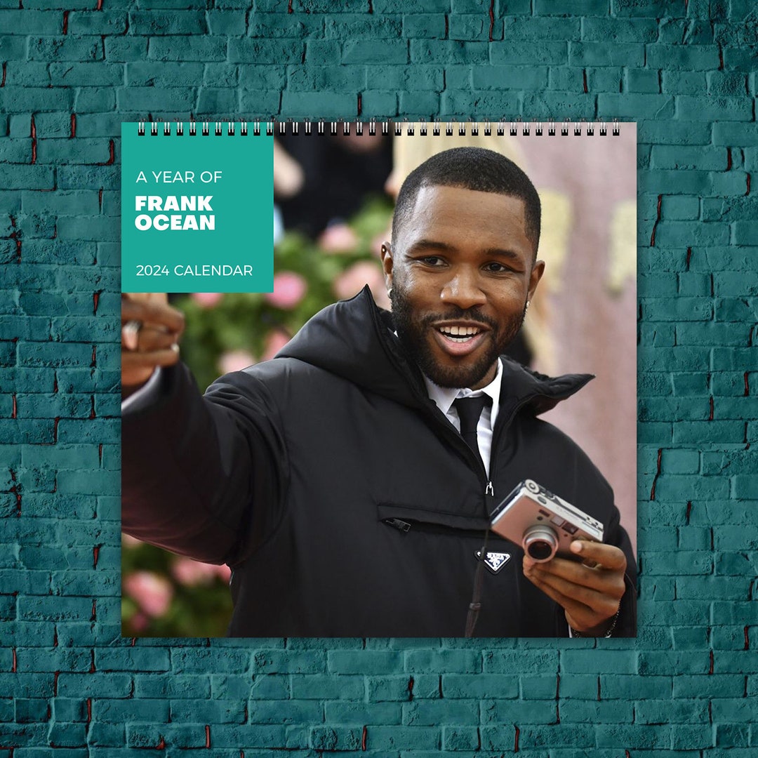 Frank Ocean Calendar 2024, Celebrity Calendar, Frank Ocean 2024 Wall