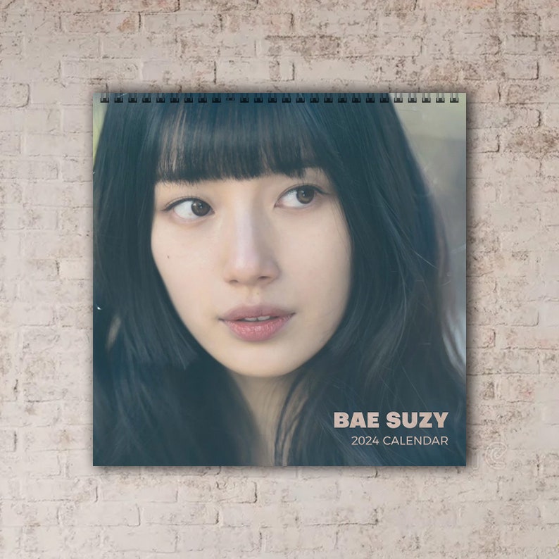 Bae Suzy Calendar 2024, Celebrity Calendar, Bae Suzy 2024 Wall Calendar