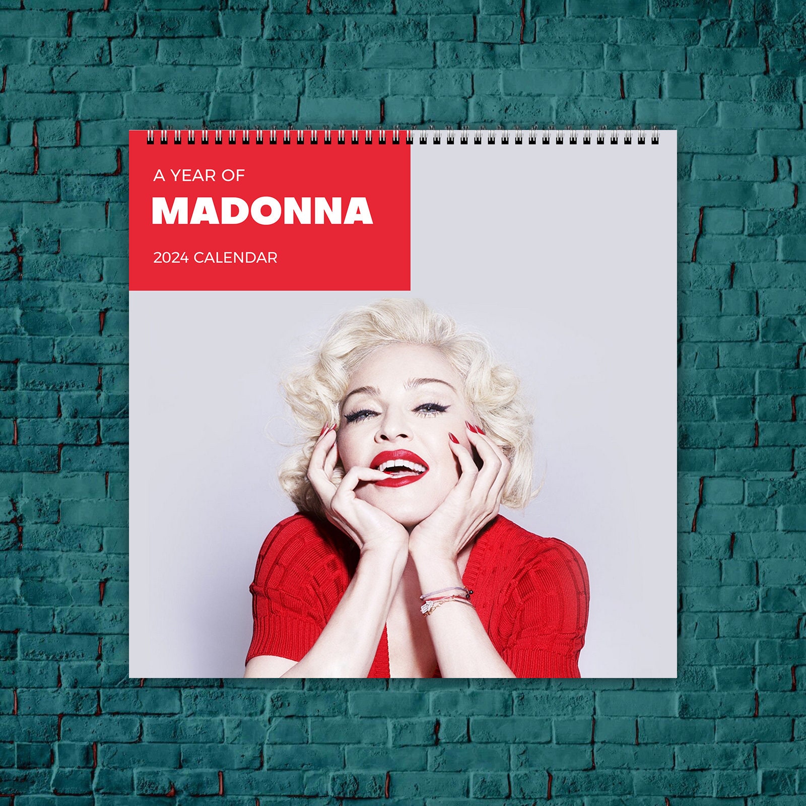 Madonna Calendar 2025, Celebrity Calendar, Madonna 2025 Wall Calendar