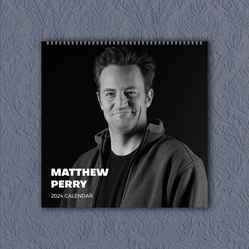Matthew Perry Calendar 2024 Celebrity Calendar Matthew Perry Etsy Canada