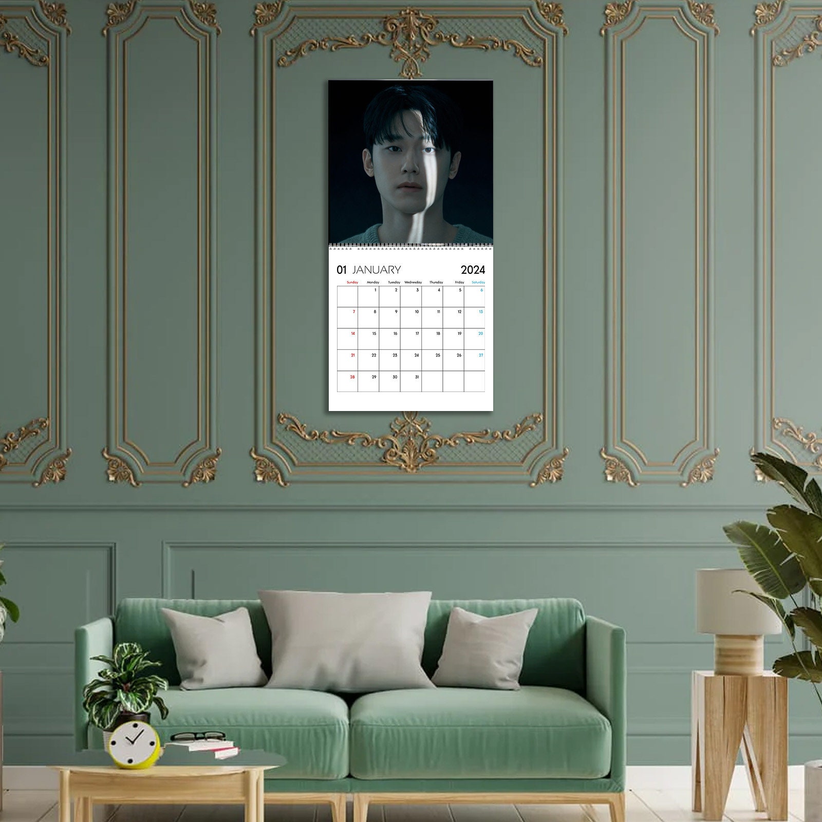 Lee Do Hyun Calendar 2024, Celebrity Calendar, Lee Do Hyun 2024 sold by Divergent Alisa SKU