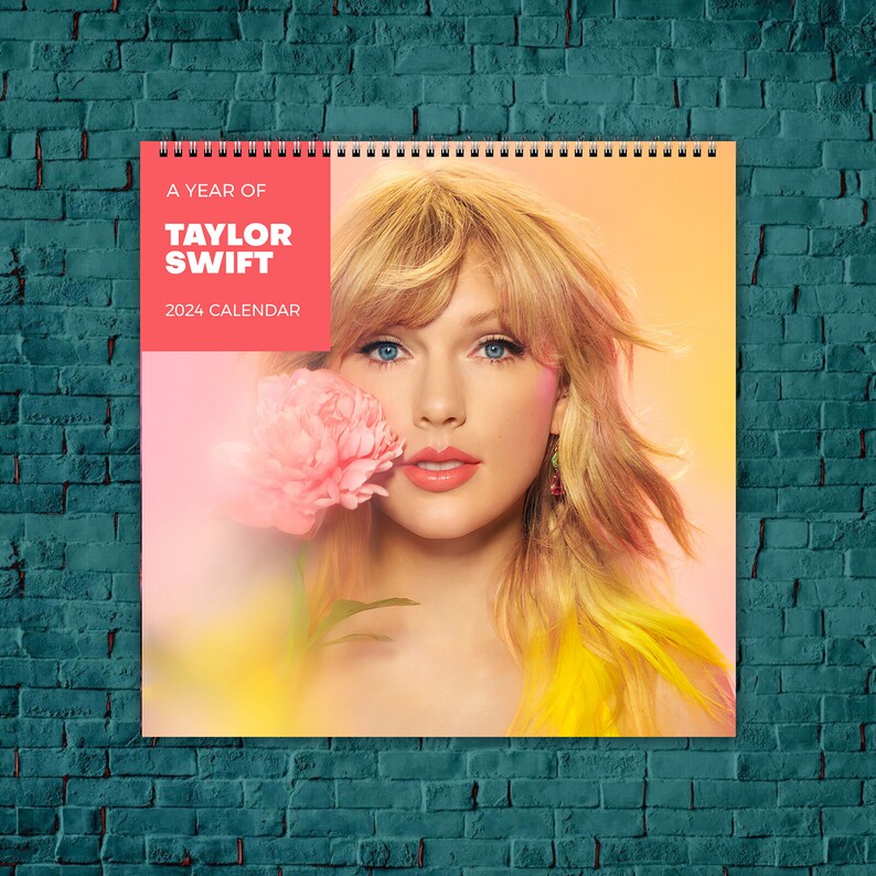 Taylor Swift Calendar 2024, Celebrity Calendar, Taylor Swift 2024 Wall