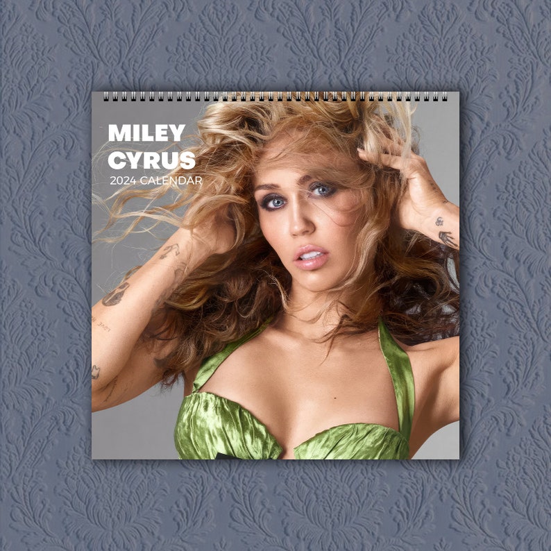 Miley Cyrus Calendar 2025, Celebrity Calendar, Miley Cyrus 2025 Wall