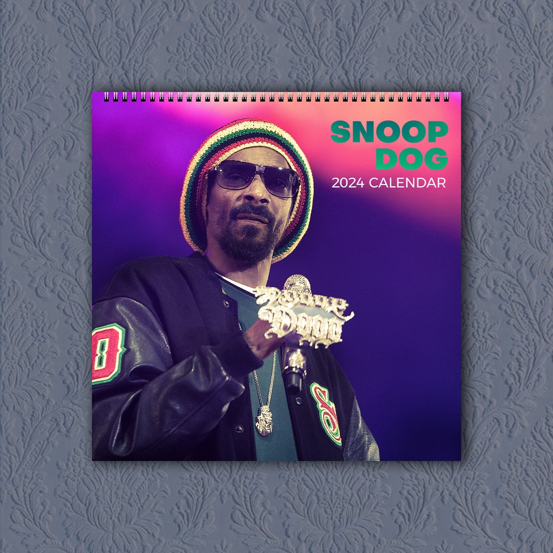 Snoop Dogg Calendar 2025, Celebrity Calendar, Snoop Dogg 2025 Wall