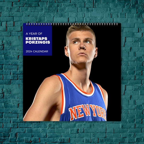 Porzingis Calendar Etsy