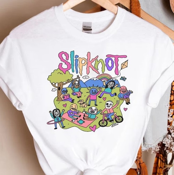 Slipknot T-Shirt | Cartoon Slipknot Tee | Slipknot