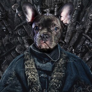 Custom Royal Pet Portrait: Renaissance Pet Painting (Digital or Canvas)