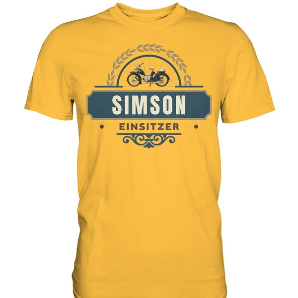 Simson Premium Shirt IFA VEB SR1 SR2 S50 S51 Suhl Moped Kult Geschenk