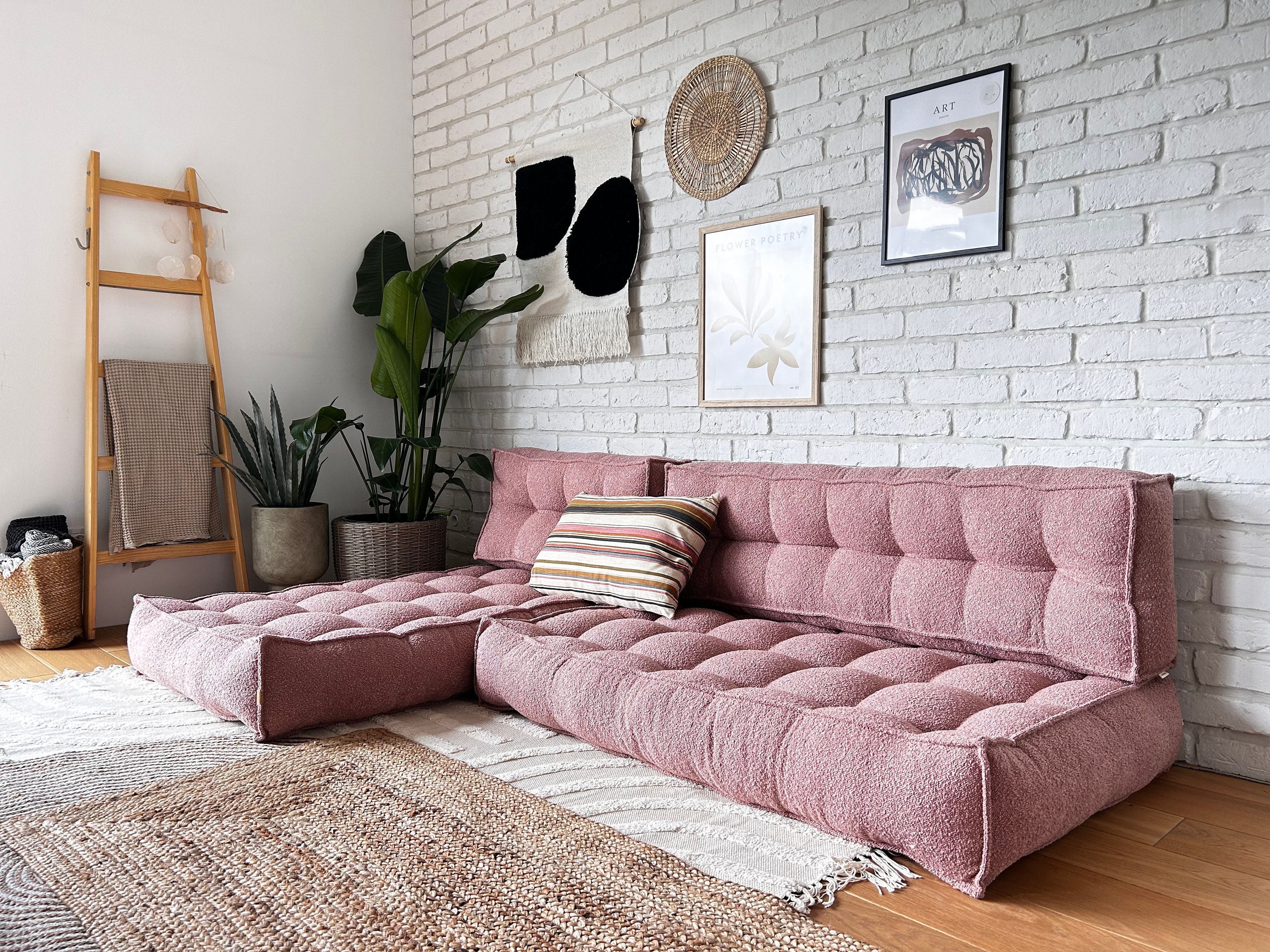 Modular Floor Pillows: Creative Connectable Cushions