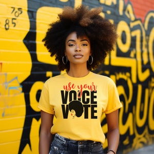 Use Your Voice Vote, Voter Shirt, Vote It Matters, Black Vote Matter, Election 2024