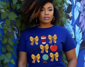 Teacher Appreciation Shirt| Cute Teacher Graphic Tee| Back to School Shirt| Elementary Teacher Gift| Teacher Life T-Shirt