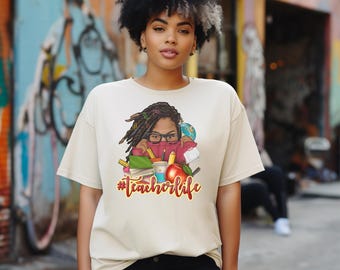 Teacher Life Shirt: Inspirational Educator Gift, Back to School Tee