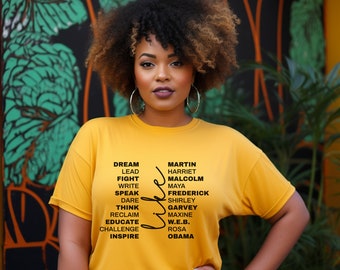 Dream Like Martin T-Shirt: Black History Month Activist Tee