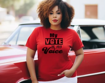 T-shirt Ma voix, c'est ma voix : Élection 2024