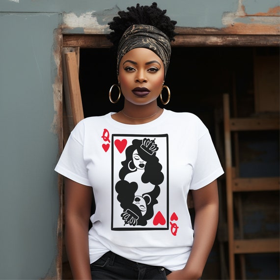 Playing Card Queen Of Hearts T-Shirt Valentine's Day Costume Playing Card Queen Of Hearts T-Shirt Valentine's Day Costume