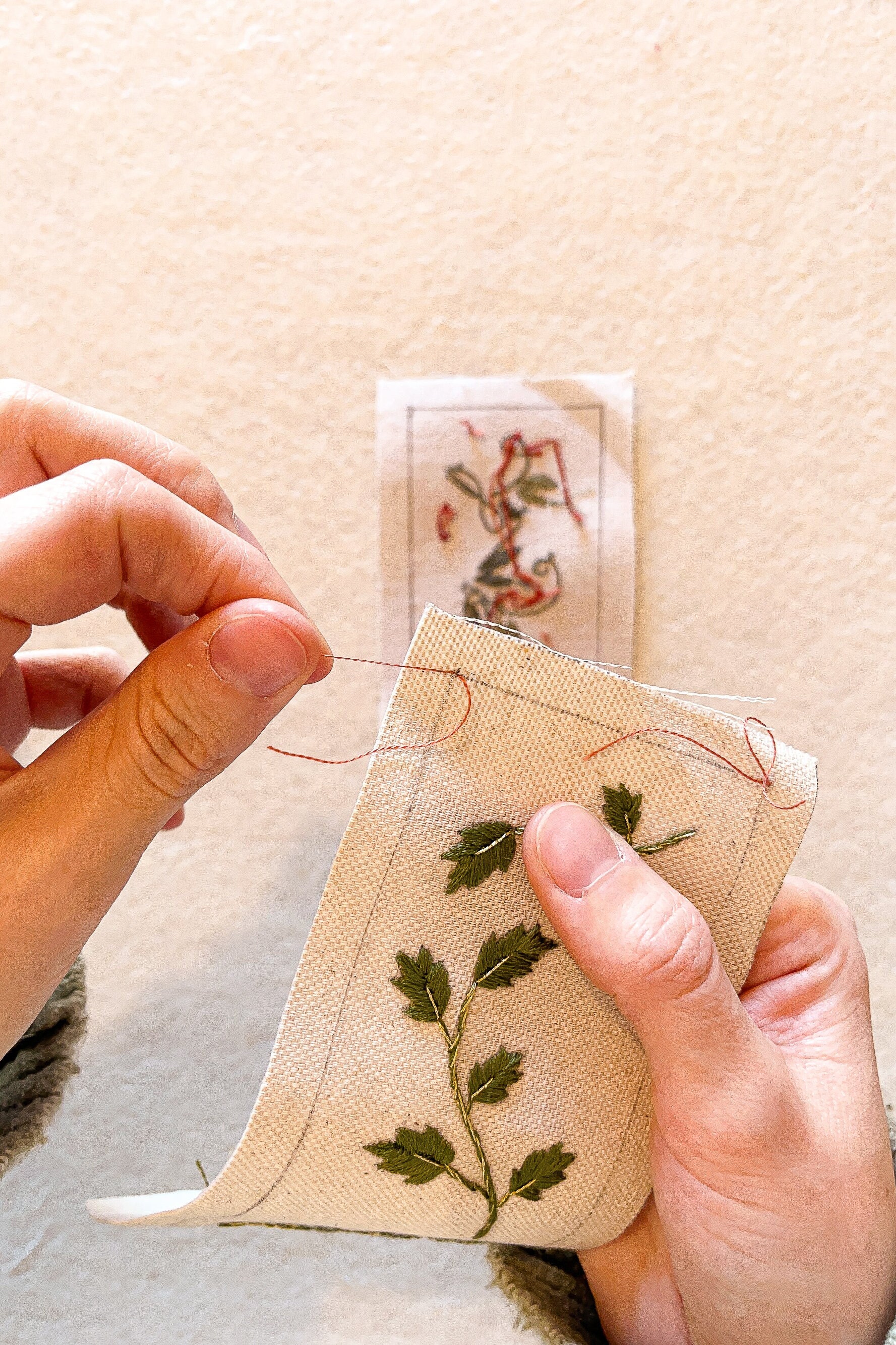 Embroidered Bookmark Template A Easy and Step By-step Tutorial to Sew ...