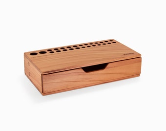 Reka Mini organizer da scrivania con cassetto – Ciliegio - WOODSAKA