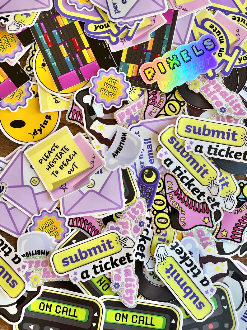 Pixels Matter Holographic Vinyl Sticker | Stickers for the Corporate ...