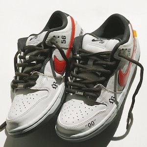 Custom Handpainted Sneakers for Gift, Custom Handpainted F40 Dunk &quot;LWBK&quot; Widebody Race Car Inspired, Custom Personalized Sneakers.