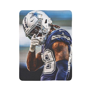 Ceedee Lamb Sherpa Blanket | Gift For Cowboys Fans | Gifts for Dallas Fans | Ceedee NFL