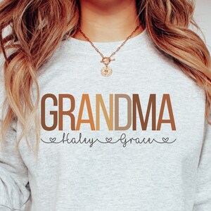 Grandma Sweatshirt, Gift For Grandma, Great Grandma Gift, Mothers Day Gift For Grandma, Grandma Christmas Gift, New Grandma Gift, Custom