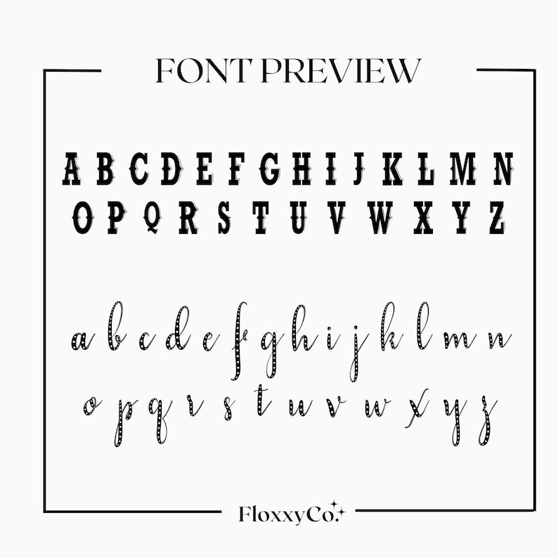 the font and numbers of a handwritten font