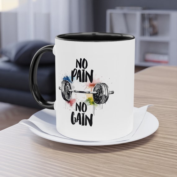 Mug Work Out Gym Bodybuilder Motivational Message Funny Cool Gift Present  Mugs