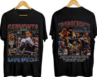 Camiseta retro Gervonta Davis, camiseta vintage Gervonta Davis, regalo Gervonta Davis para mujer y hombre Camiseta unisex de los años 90