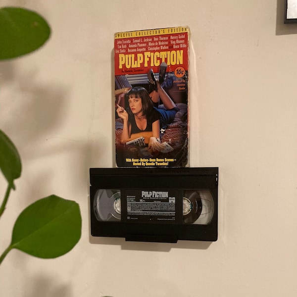 VHS tape wall display shelf stand - movie collection