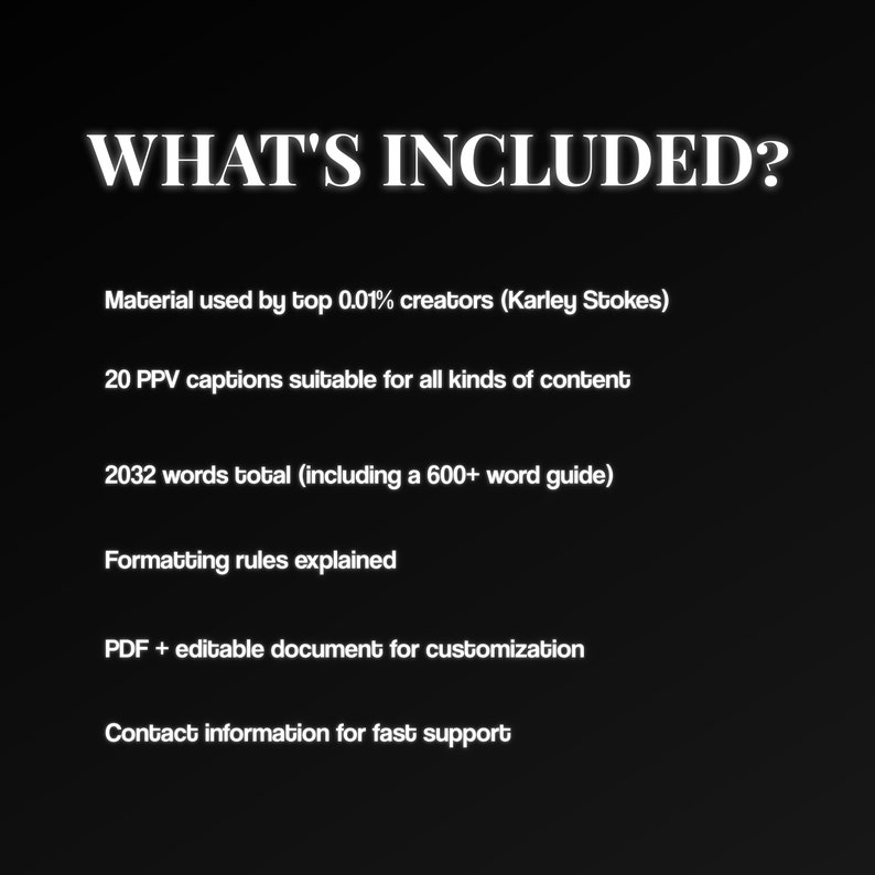 20 Onlyfans PPV Captions + Guide / Captionsfor Onlyfans PPV Ideas for