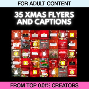 35 ANIMIERTE OnlyFans Tipp-Kampagnen-Flyer für die Weihnachtszeit XMAS und Beschriftungen/Flyer für OnlyFans-Tipp-Ideen für onlyfans-Aktionen