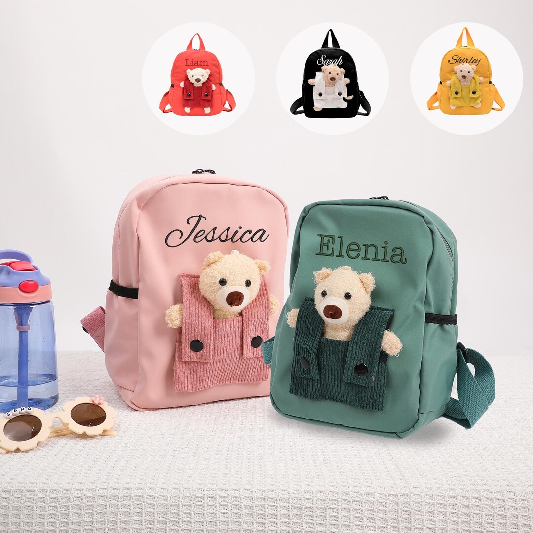 Custom Toddler Backpack With Name,personalized Embroidery School Bag ...