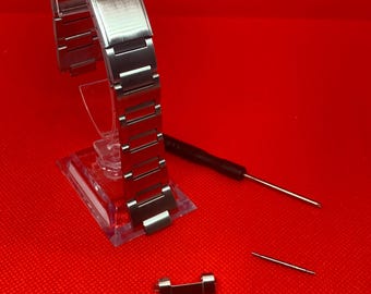 SEIKO Pepsi Pogue Stainless Steel Watch Strap 19mm 6139-6002 6000 6001 6005 6002 6032
