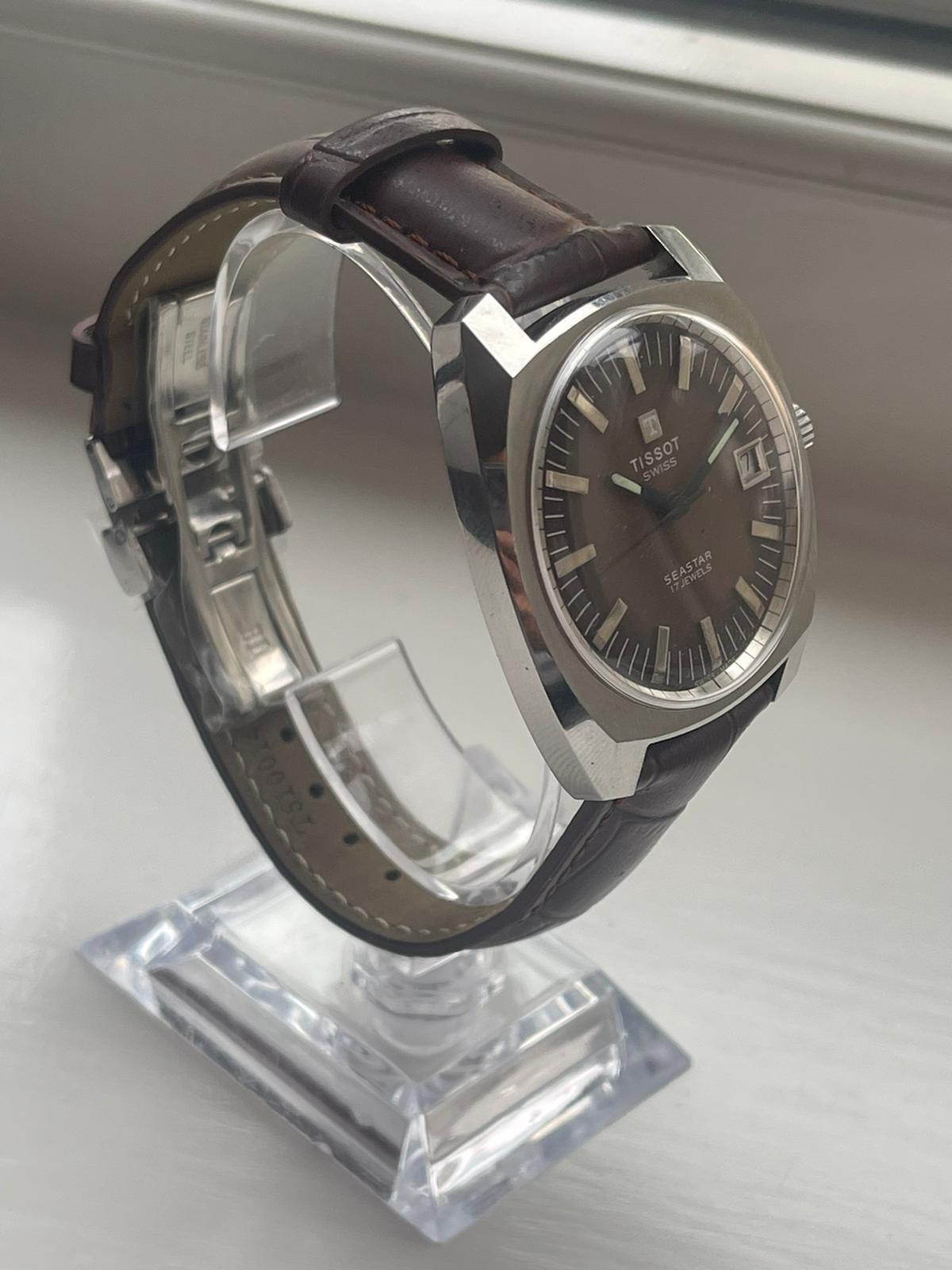 (*)様 ジャンク品☆☆TISSOTのヴィンテージモデル「SEASTAR」 Vintage Tissot Seastar 17 Jewels Mechanical Wind Movement With
