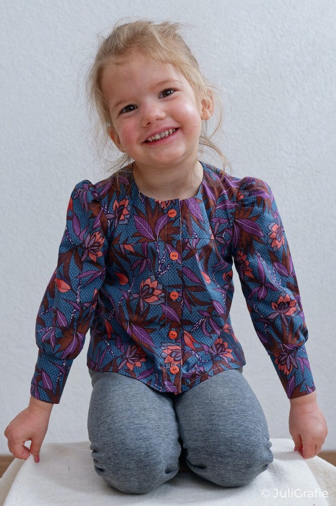 PDF Sewing Pattern blouse Radium, Sizes 86-110 and 116-140 for Children ...